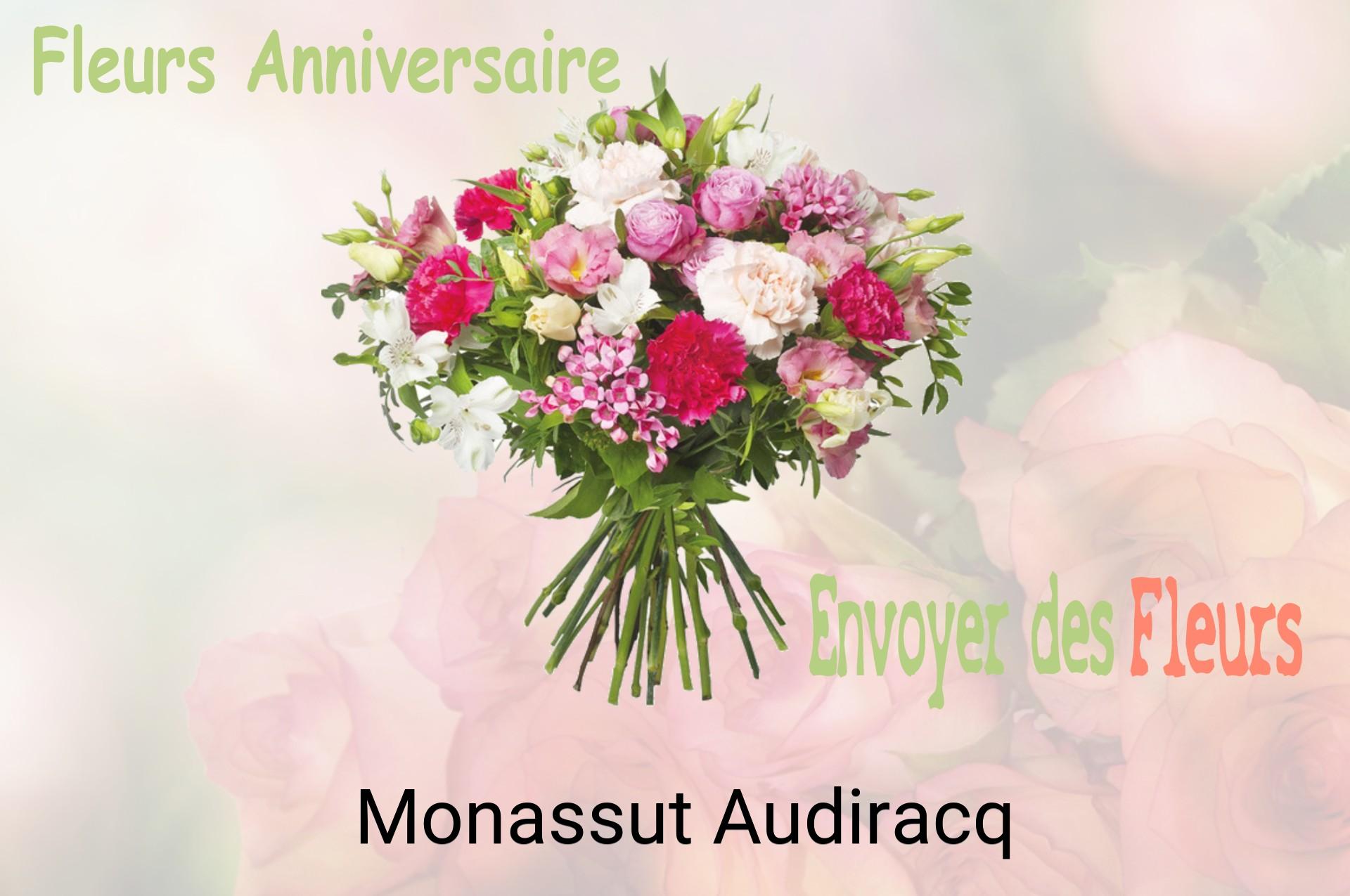Bouquet de fleurs d’anniversaire livré à Monassut-Audiracq