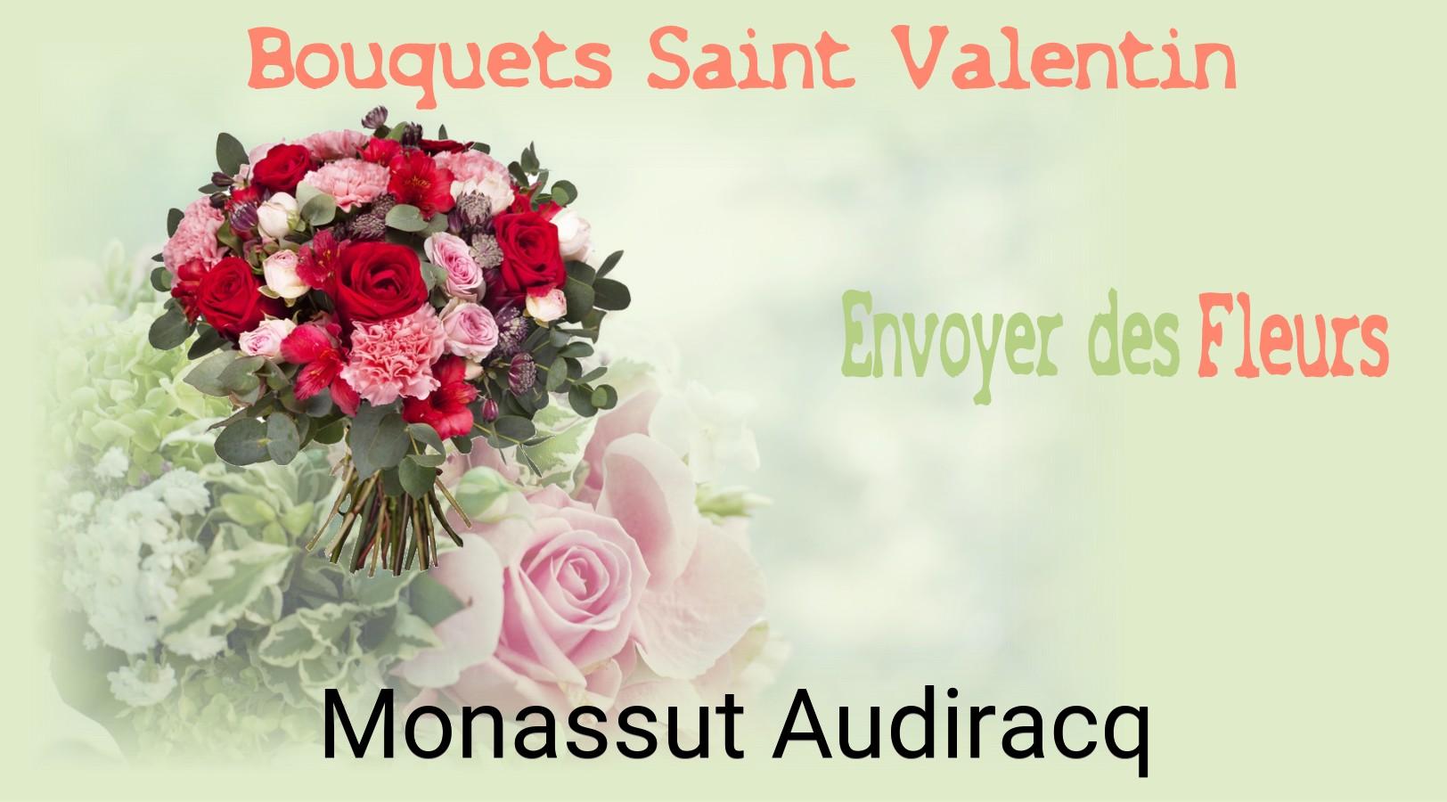Roses de Saint-Valentin livrées à Monassut-Audiracq